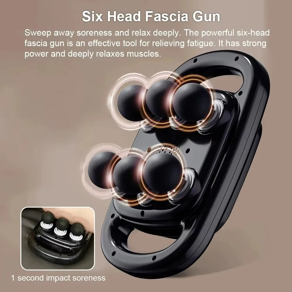 6-Head Smart Fascia Massager